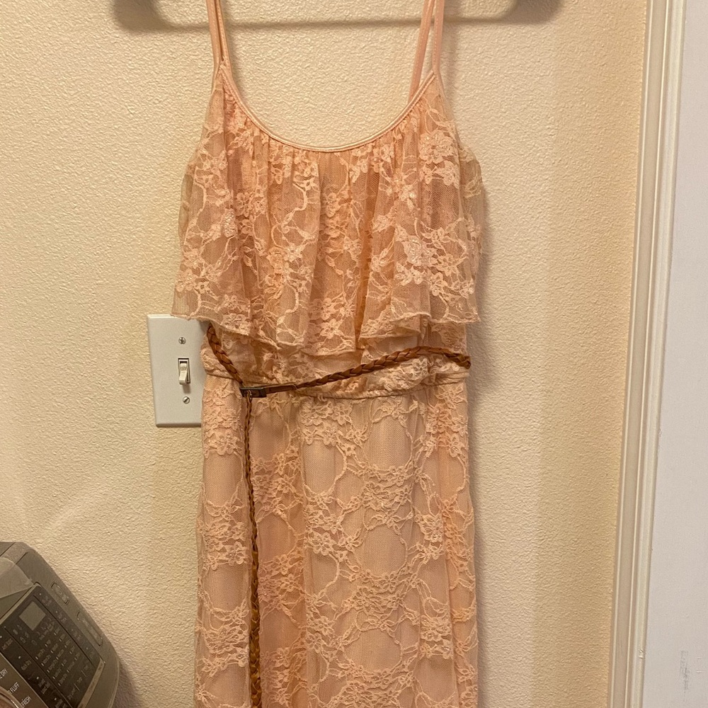 Salmon/pink dress